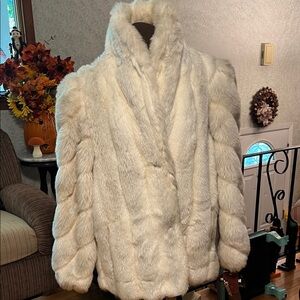 Jordache Elegant White Teddy Jacket